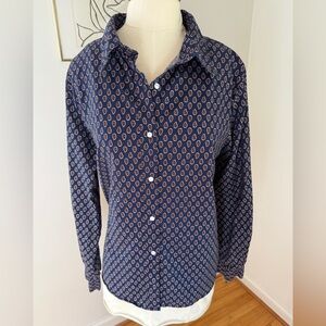 Franklin Klein Navy Paisley Shirt